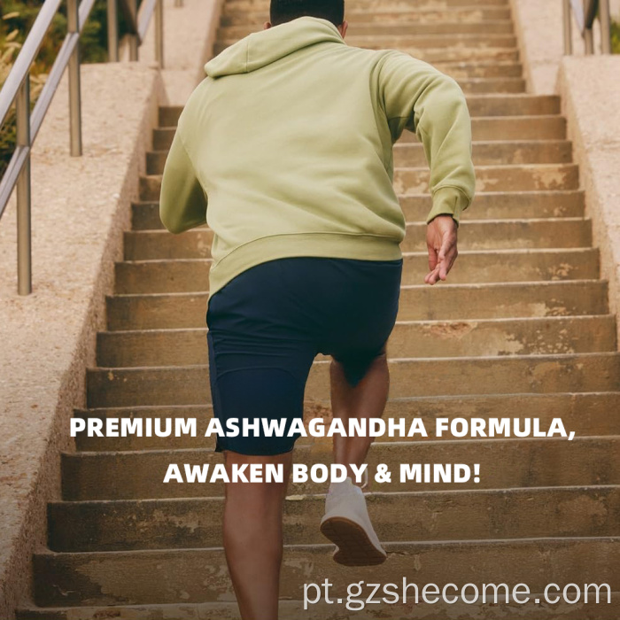 Ashwagandha apóia o relaxamento Índia Ashwagandha Capsules